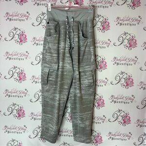 Kyodan cargo sweatpants joggers Stylish Gray Cargo Pants pockets